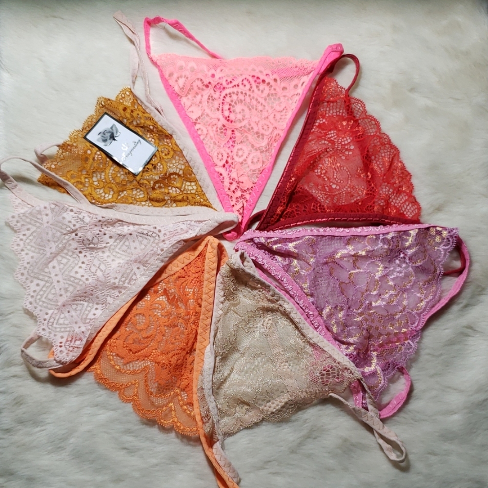 7 pairs of multi colored Women's gstring underwear